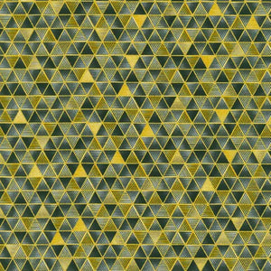  Ancient Egyptian patterns triangles black gold Robert Kaufman RK22117423