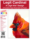 Legit Kit - Cardinal Foundation Paper Pieced Pattern