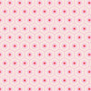 Flowers pink white inside hexagon shape in shades of pink with white Tula Pink Besties XLN PWTP220