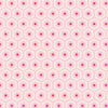 Flowers pink white inside hexagon shape in shades of pink with white Tula Pink Besties XLN PWTP220