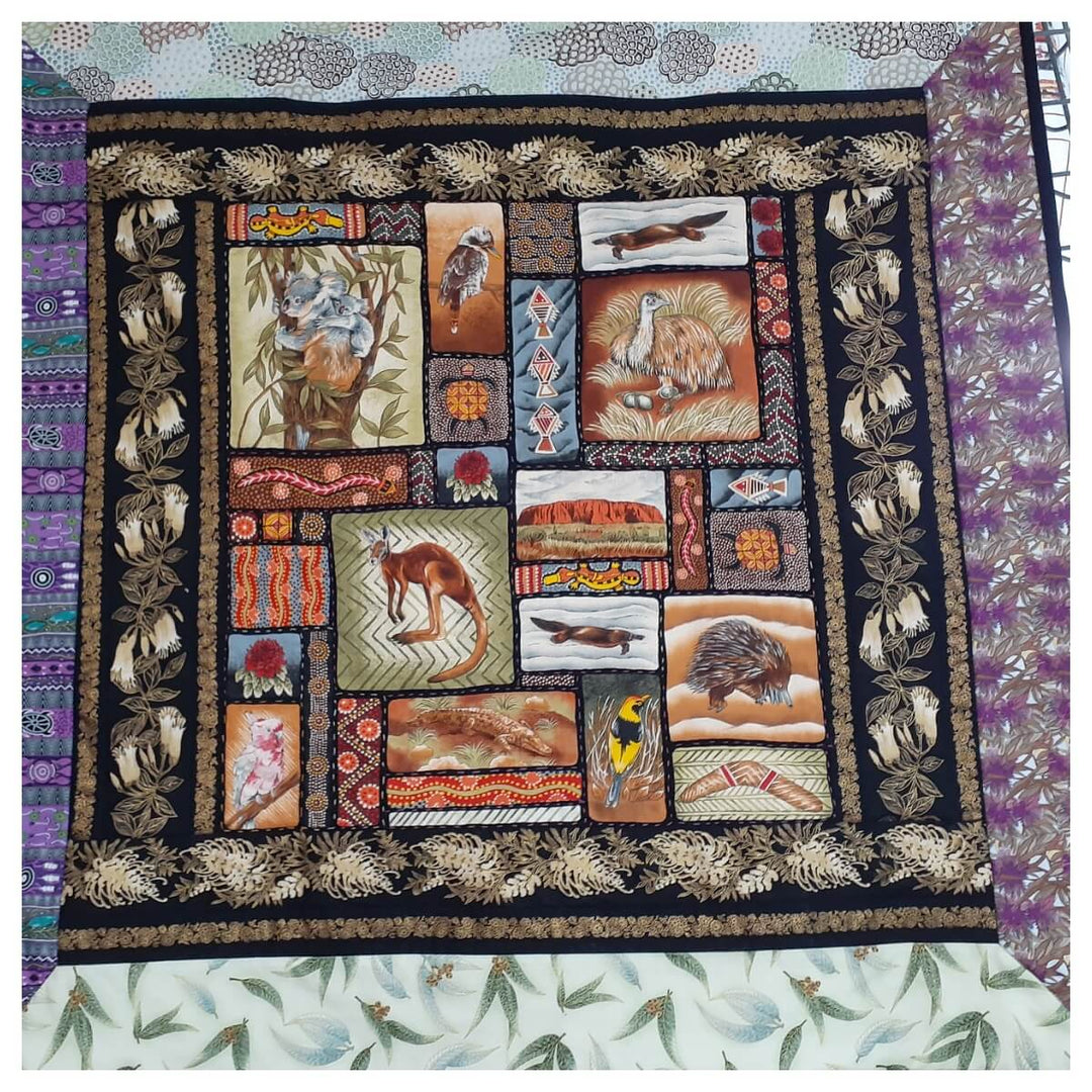 Aussie Animal Rug Kit – Whispers of the Valley Fabric