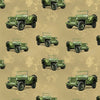 Jeep Vehicle in green background of camouflage sandy brown colour – 7117V18