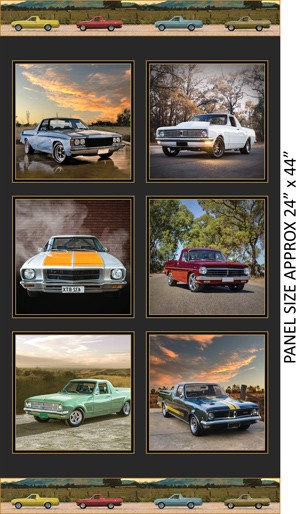 Iconic Australian Holden Utes in model EH, HK, HG, HT, HQ, HZ, HR in colours white, blue, red, silver, yellow, green 1044A