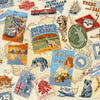 Australian Iconic Sights stamp size pictures of famous places, people, animals, flora and fauna