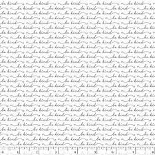 Fancy lettering reading Be Kind in black on a white background R210326D
