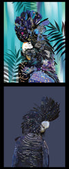 Wildlife Art - Black Cockatoo - Panel