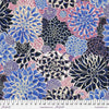 Succulent plants in colours of blue white black pink printed on fabric - pwpj113 Contrast