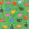 Rainbow coloured Kiwi Animated