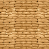 Hessian Sacks of sand stacked in a wall colour brown 7117F