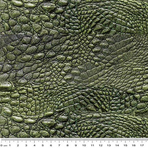 Crocodile reptile tones in colour shades of green with the look of rough pebbles - 0223V